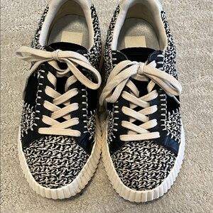 Dolce Vita Black and White Sneakers